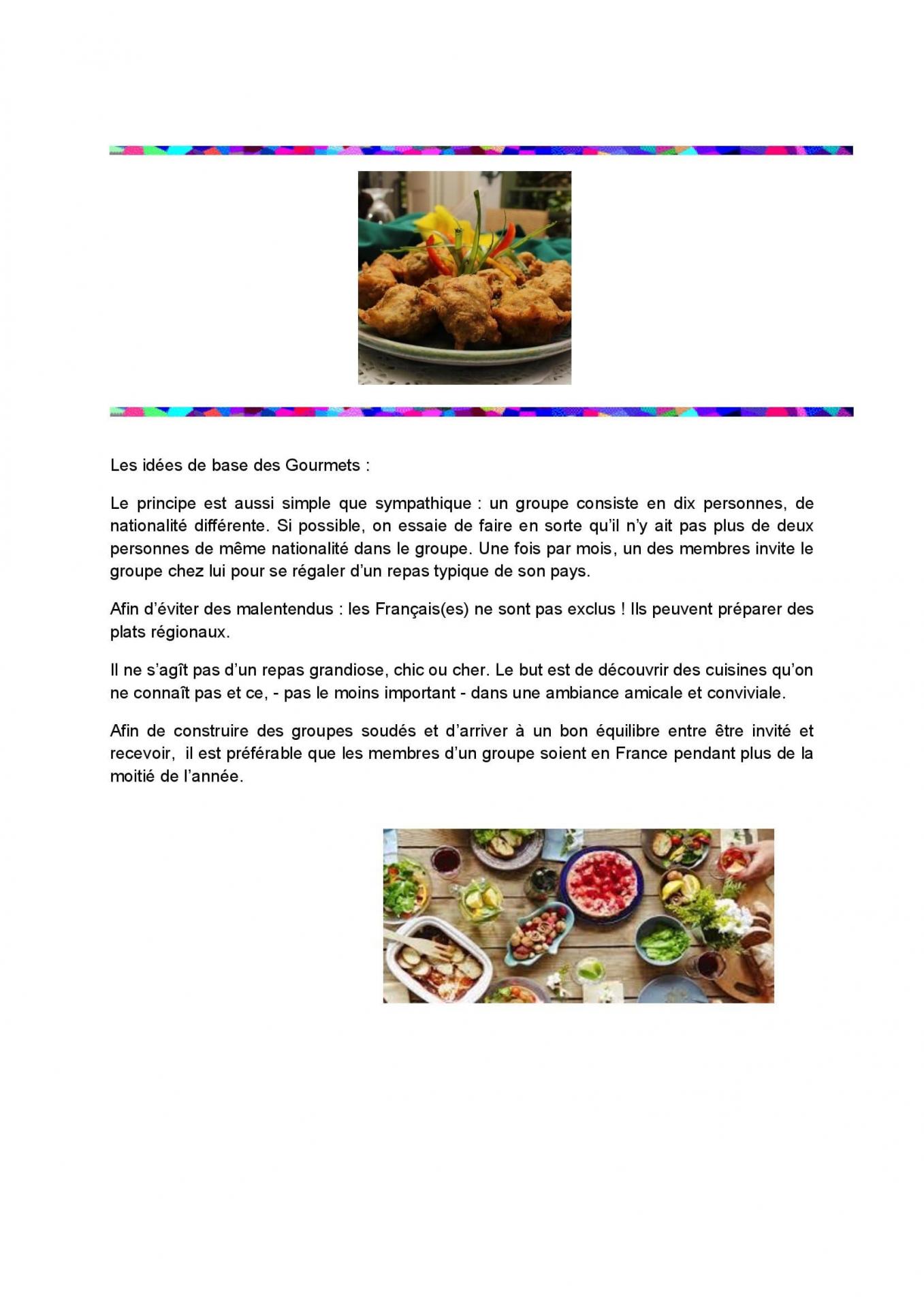 Les gourmets public 1